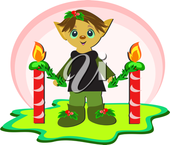 Christmas Elf Clipart